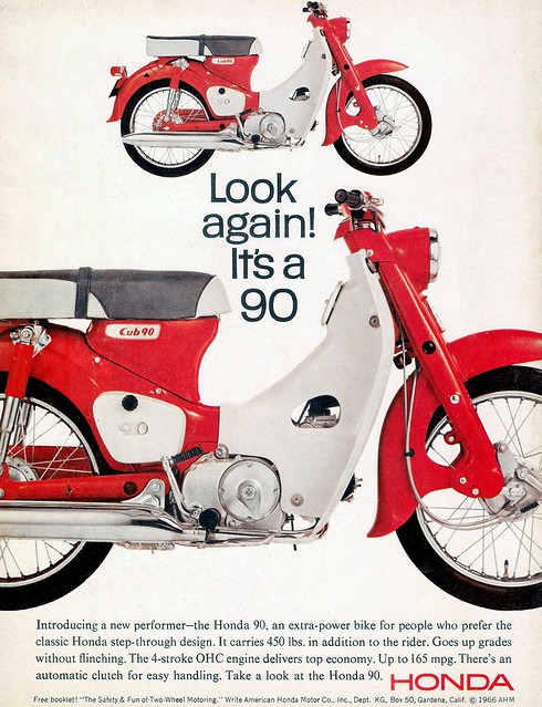 Honda 90 launch ad - USA 1966