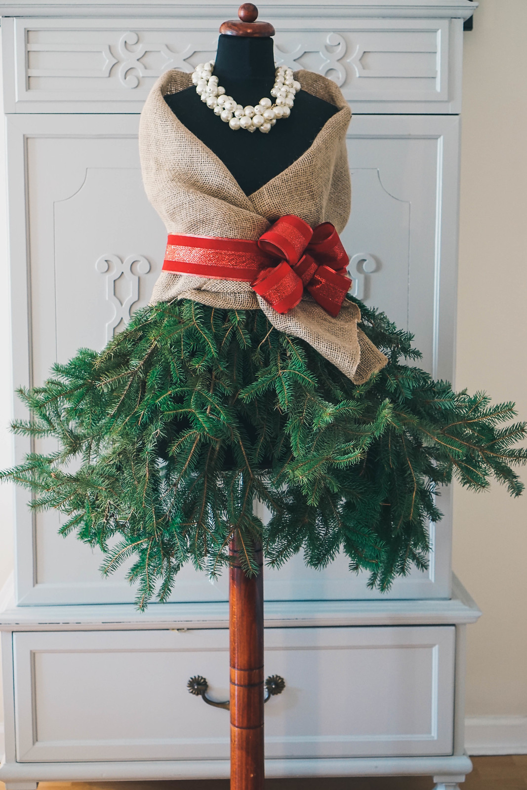 DIY Mannequin Christmas Tree | How to Make a Mannequin Christmas Tree | DIY Christmas Decorations | Christmas Decor | Holiday Decorations | Shabby Chic Christmas