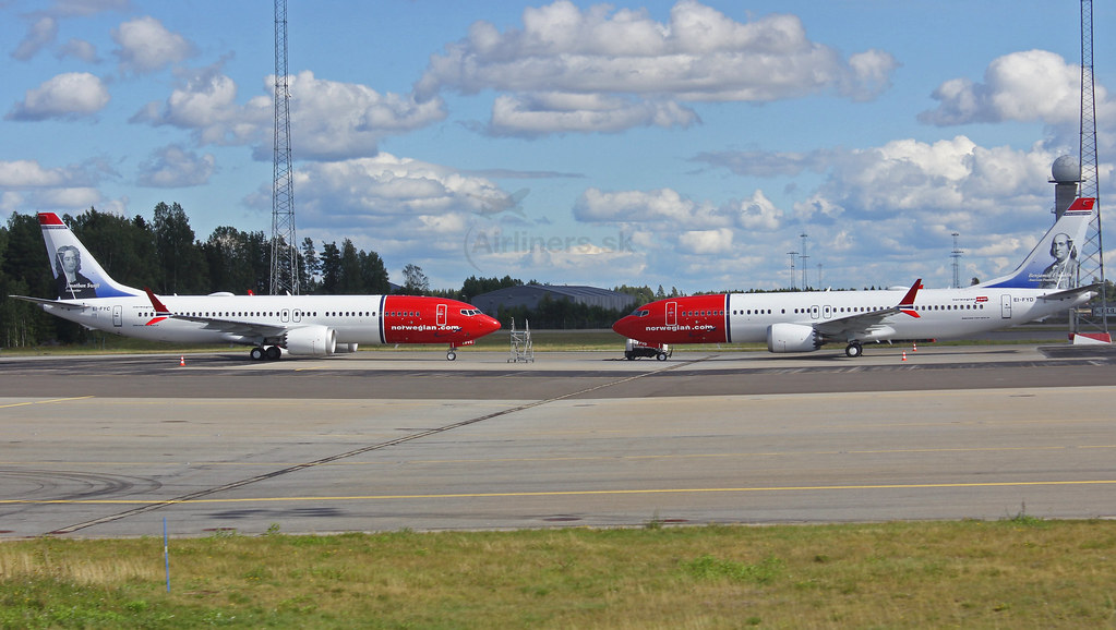 EI-FYD Norwegian Air International Boeing 737-8 MAX