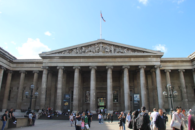 British Museum Pediment Sculpted by Sir Richard Westmacott RA: 