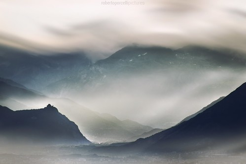 torino turin italy alpi alps nikon d3200 nikkor panorama 55200 mountain view val susa fog clouds sacra san michele