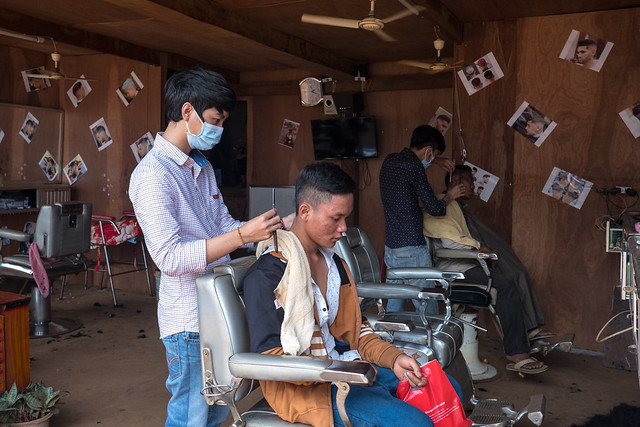 Cambodian Barber Shop