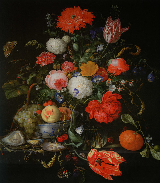 Jan Davidsz de Heem - with Flickr | Bowl Flowers, Life … Fruit Still