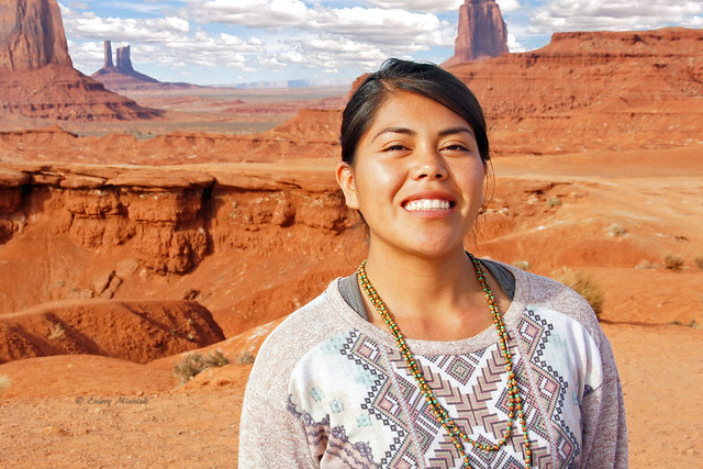 Navajo Jewerly Sales Girl-Monument Valley AZ 01561