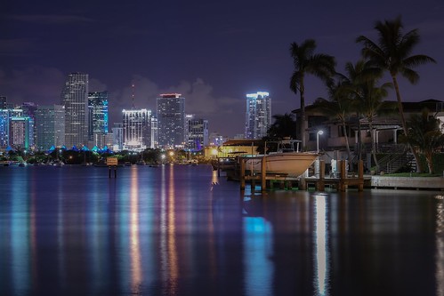 city longexposure night photography cityscape urban ilcea7m2 miami boat house