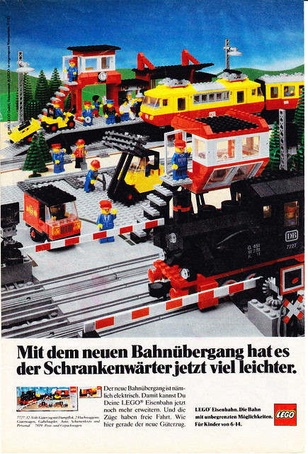 LEGO Eisenbahn Werbung 1980er Jahre (1983 E1)