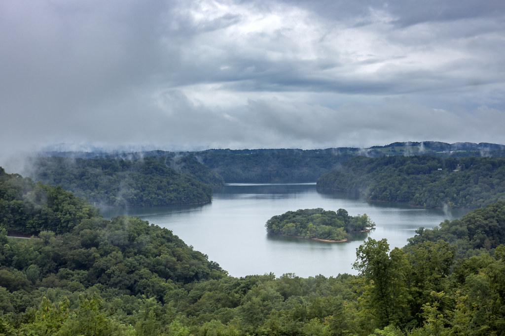Island View overlook, Dale Hollow Lake, Pickett County, Tennessee 1