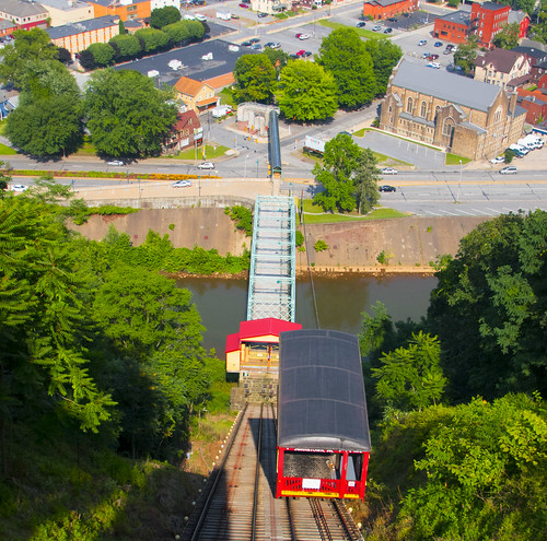 inclinedplanejohntownpa viewofjohnstownpafromtheinclinedplane roncogswell funicular