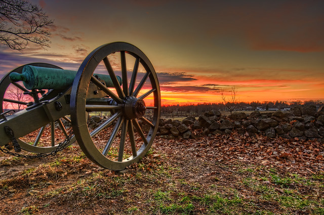 Gettysburg: M1857 12-Pounder Napoleon sunrise