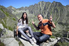 Samantha and Ben on top of rugged Mount Solisko by B℮n