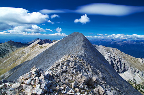 mountain sky landscape peak pirin bulgaria