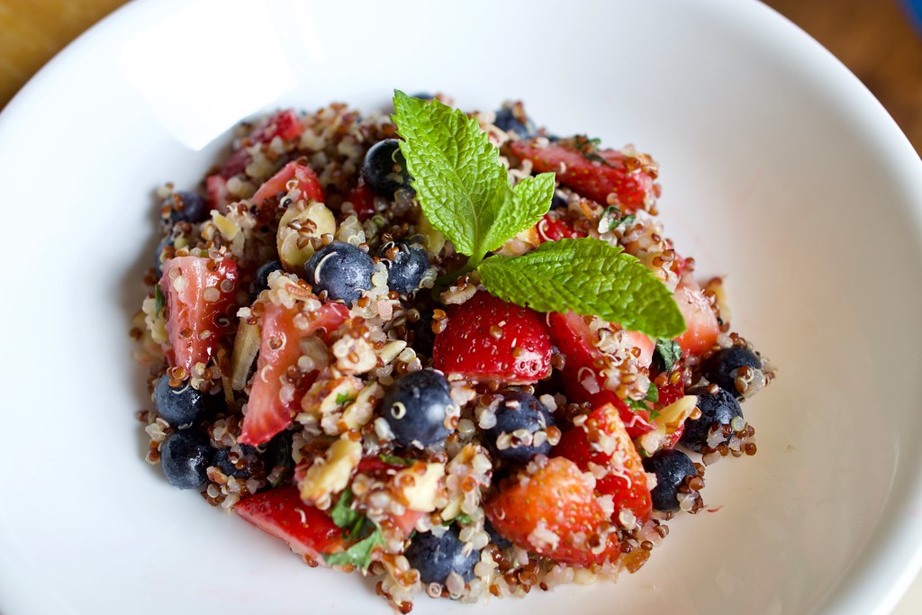 Image result for fruit salad with quinoa