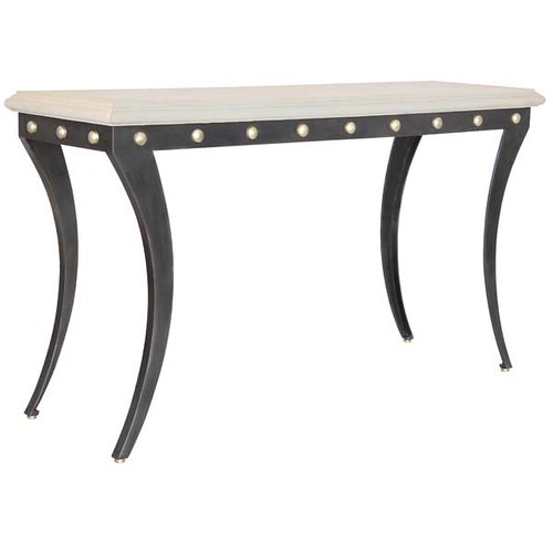 CO91975-Klismos-Console-with-Stone-Top | by gilanifurniture