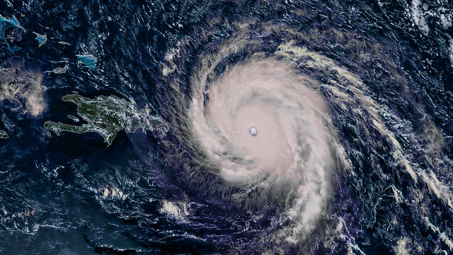 Hurricane Irma mid-day on September 6, 2017