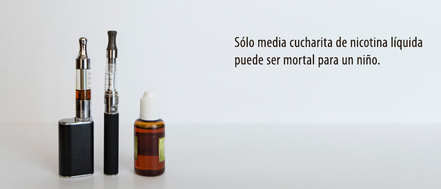 Liquid Nicotine Safety Header Graphic (Spanish)