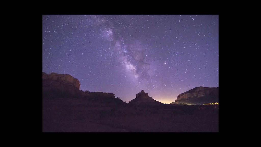Time lapse of Sedona astro shoot