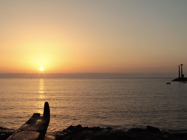 Sun rises on Costa Teguise