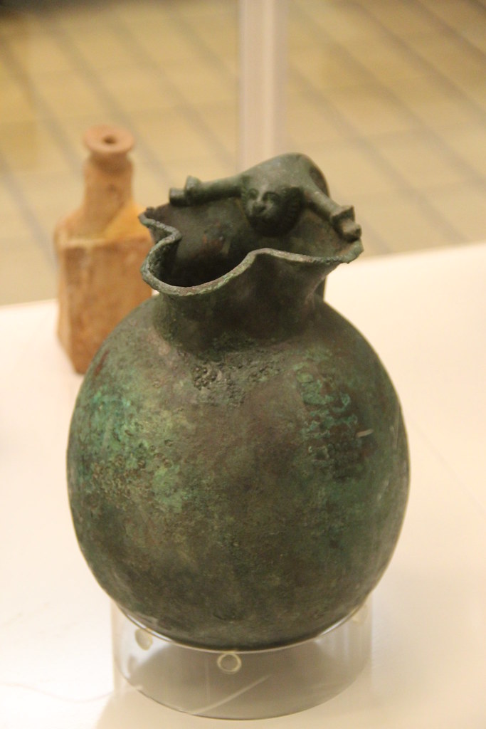 Classical Greek Bronze Oinochoe, 5th Century BC