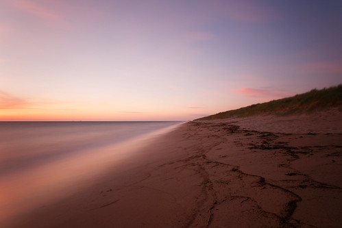 beach sunset le longexposure sea shore gouville gouvillesurmer cotentin normandie