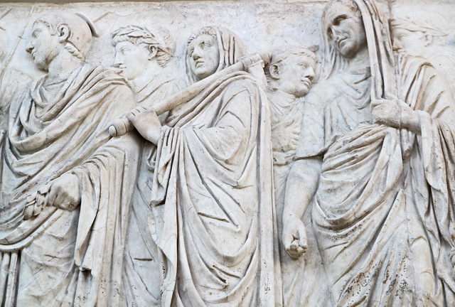 Temple of Peace (detail) Ara Pacis Museum Rome
