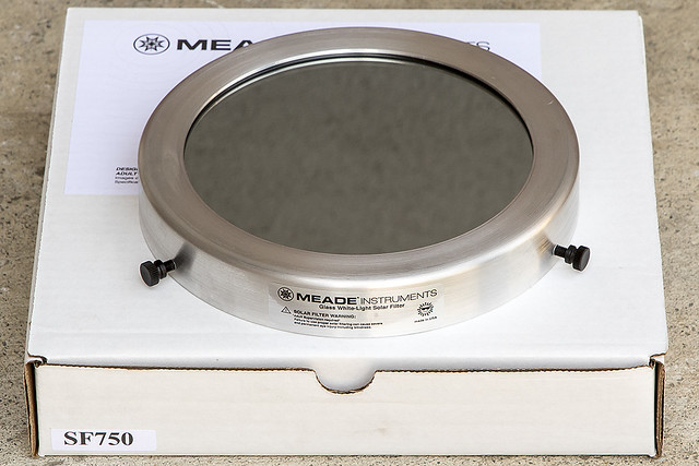 MEADE Instruments 190mm Glass White-Light Solar Filter #750