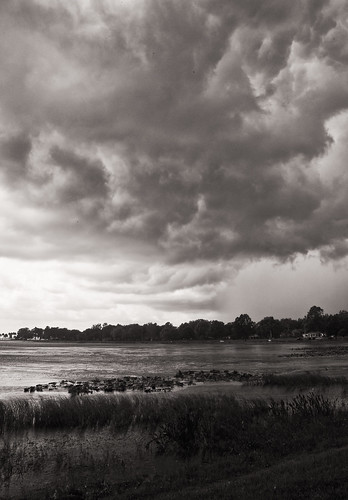 fisherbray usa unitedstates florida lakecounty leesburg nikon d5000 venetiangardens park lakeharris lake water wasser thunderstorm clouds sky monochrome bw silverefexpro