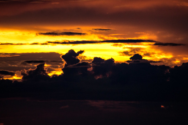 Sunset over Port Darwin