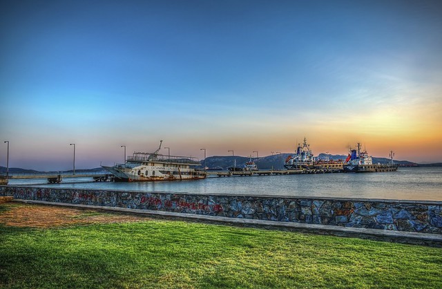 Eleusis Port.