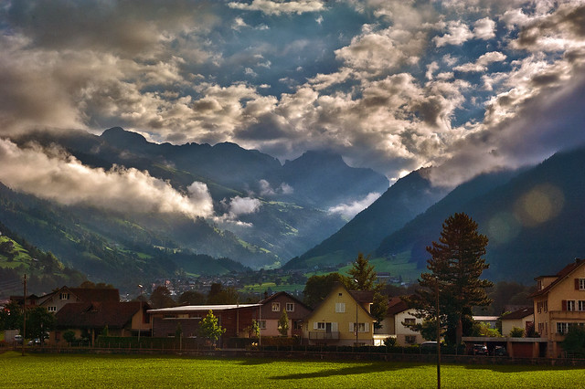 Switzerland , Kanton Uri . A view from the train to Ticino. 09.09.15, 9:23:02. No. 158.