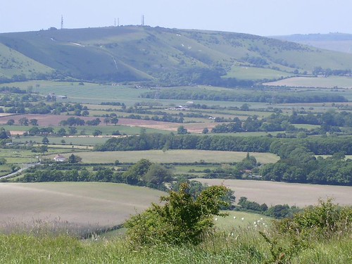 Truleigh Hill from Wolstonbury Hill 