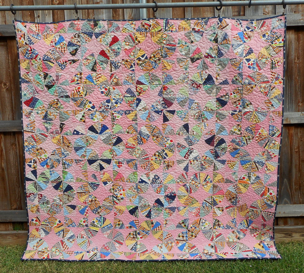 THOMPSON TRADE QUILT - Traded by Sharon Thompson for quilting work - quilted by DLQ