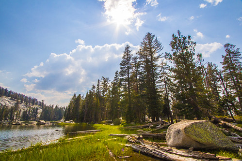 WeaverLakeShoreline4Sept2-17 by divindk, Our labor day backpacking trip is usually to the Iron Lakes Wilderness, but the Railroad Fire south 