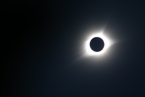 The total solar eclipse
