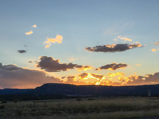 Sunset Over Philmont Viewed From Colfax, NM-1288