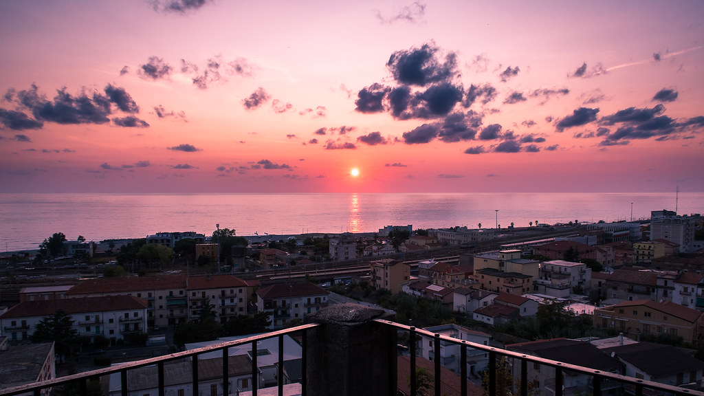 Sunset in Paola - Calabria, Italy - Travel photography
