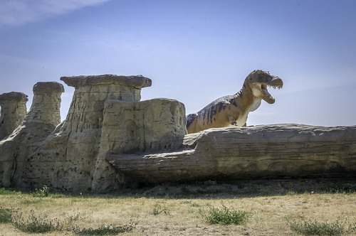 dinosaur trex writingonstone provincialpark touristinfo