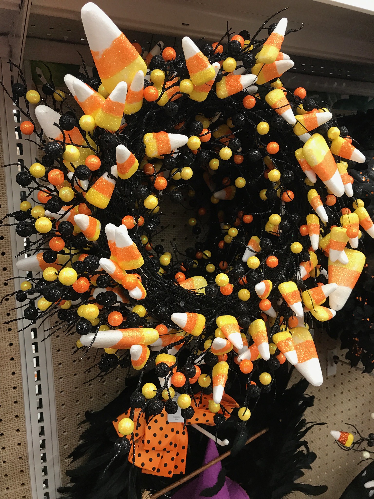Candy Corn Wreath