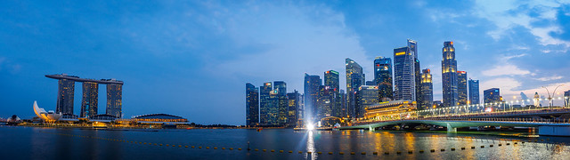 Singapore in Blue Hour