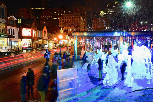 Icefest at Yorkville, Toronto, Canada