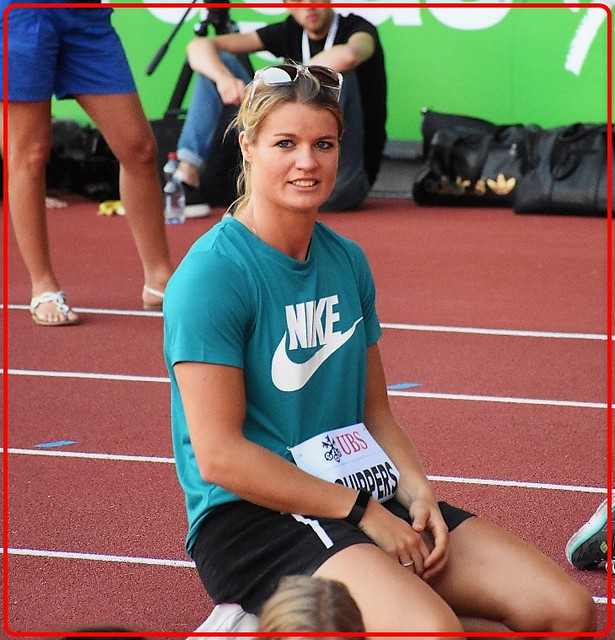 Dafne Schippers -the 2017 World Champion at the 200 metres.