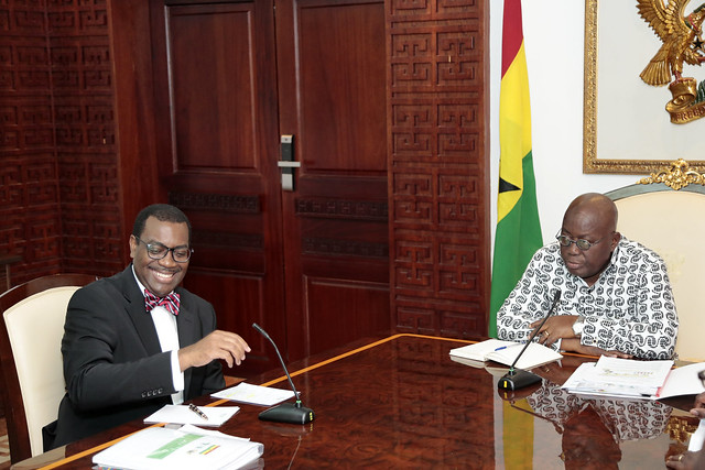 Meeting with H. E. Nana Akufo Addo President of Ghana.