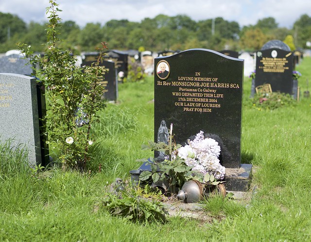 The grave of Rt Rev Monsignor Joe Harris