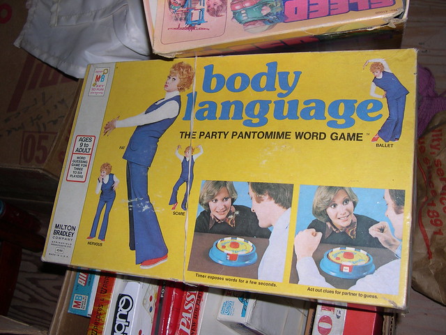 Vintage board game - Body Language.