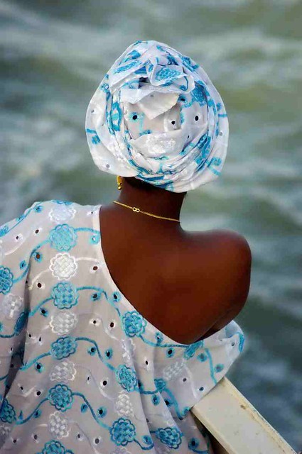 Fellow-passenger on the River Gambia ferry