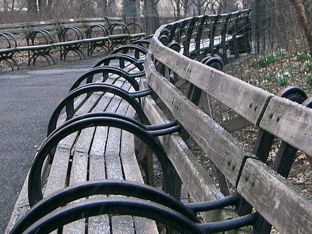 benches at central park