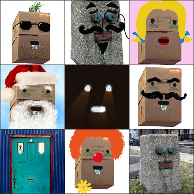 box of many disguises (1000-1!) | 1. tuff guy box 2. villain… | Flickr