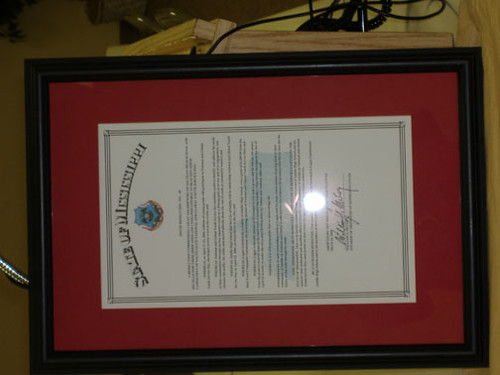 Framed Res awarded to Logan | by debigolebiewski