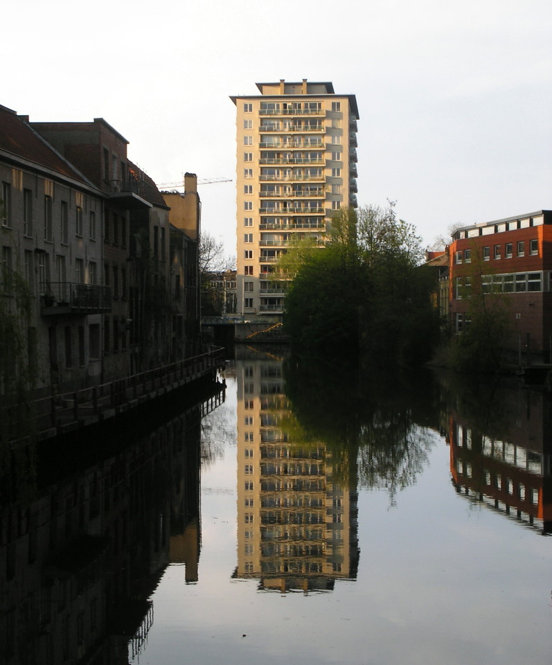 Gent -Contrasterende architectuur