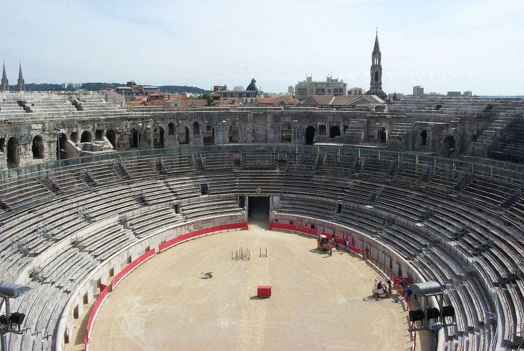 Coliseum in Nimes, France | Built by the Romans, still used … | Flickr