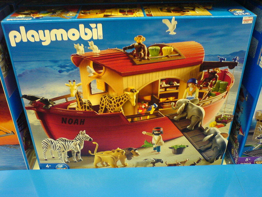 Playmobil,NOAH,BIBLICAL FIGURE,NOAH'S ARK 